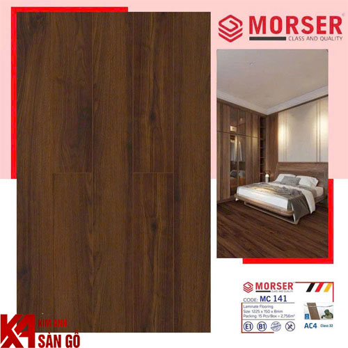 Sàn Gỗ Công Nghiệp 8MM MORSER MC-141